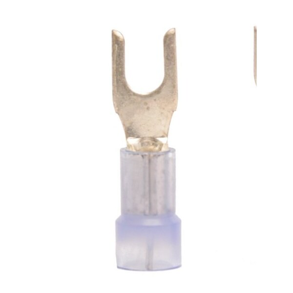 Fork Terminal, #6 Stud Size, 14 AWG, 600 V, Nylon Insulated, 1000 PK
