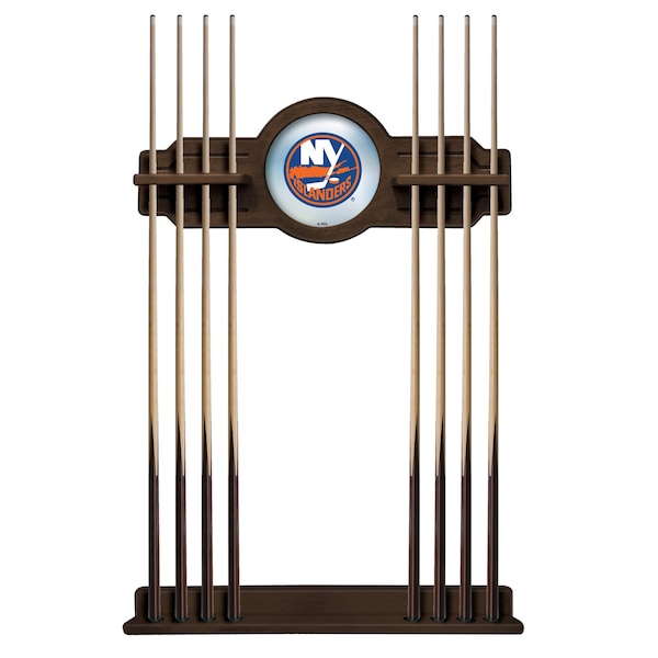 New York Islanders Cue Rack in Chardonnay Finish