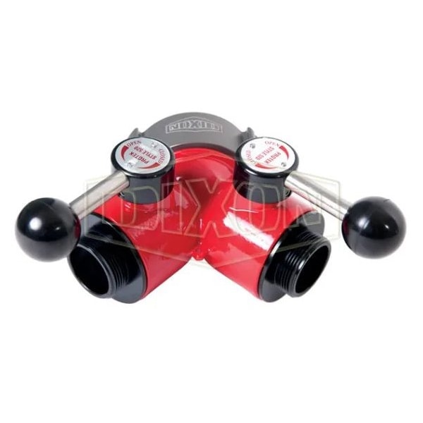 2.5 in FNPSH x 2 1.5 in MNPSH ALUM 2-WAY
