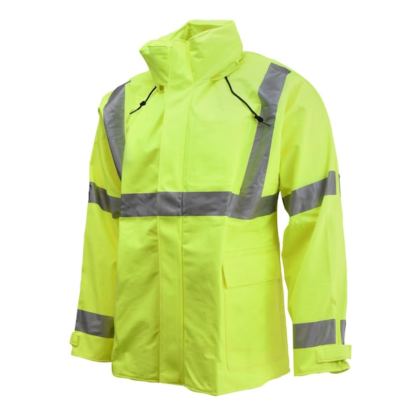 Outerwear Flex Arc Jacket w/Attached Hood-Lime-6X