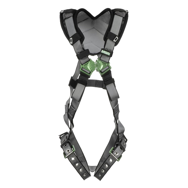 V-FIT Harness, XL, 400 lb., Quick-Connect Chest/ Tongue Leg Straps, Back D-Ring, Shoulder Padding