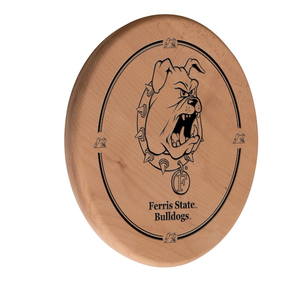 Ferris State University 13" Laser Engraved Solid Wood Sign