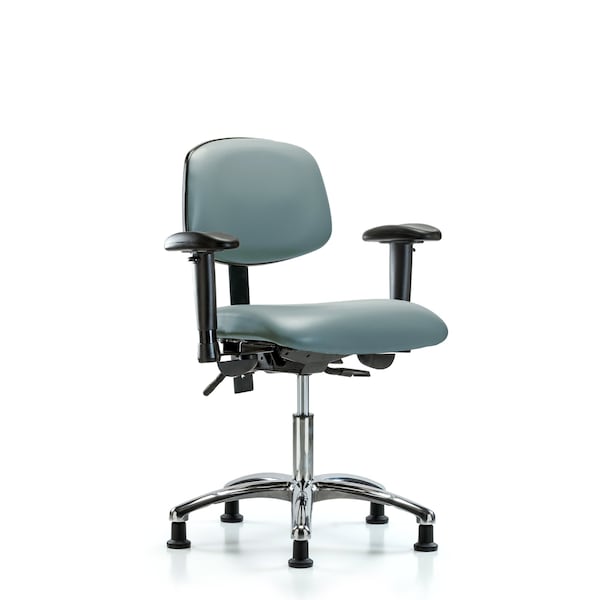 Vinyl Chair, Vinyl, Adjustable Arms