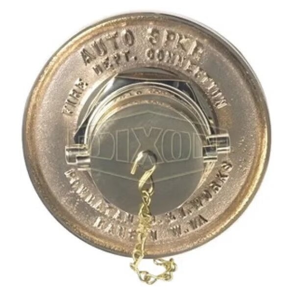 The Right Connection 23-196 Single Inlet Sprinkler Connection, 2-1/2 in, FNST x FNPT, Cast Brass, Do