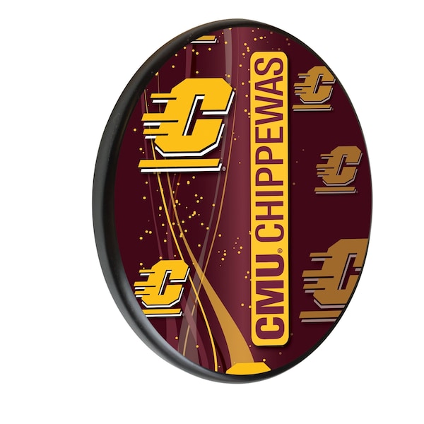 Central Michigan University 13" Solid Wood Sign