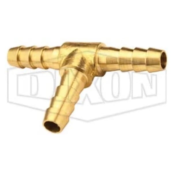 Tee Splicer, 3/4 x 1/2 in, Hose Barb, Brass, Domestic