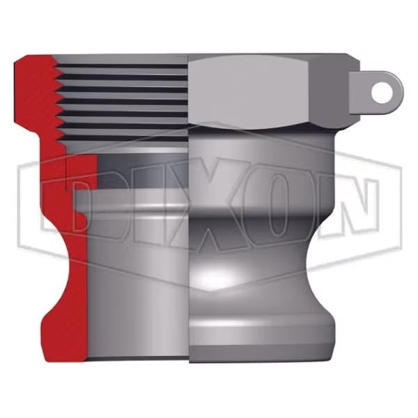 Boss-Lock Type A Cam and Groove Adapter, 6 in, Male Adapter x FNPT, Ductile Iron