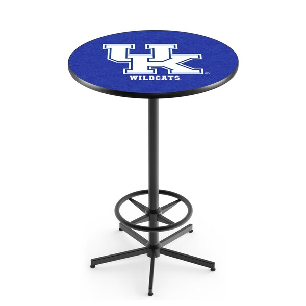 42" Black Kentucky "UK" Pub Table