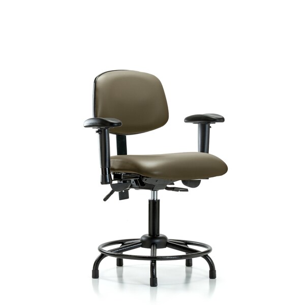 Vinyl Chair, Vinyl, Adjustable Arms