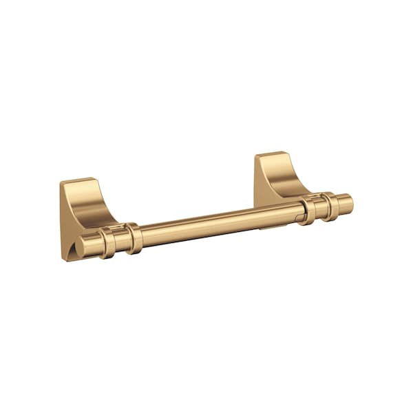 Davenport Champagne Bronze Transitional Pivoting Double Post Toilet Paper Holder