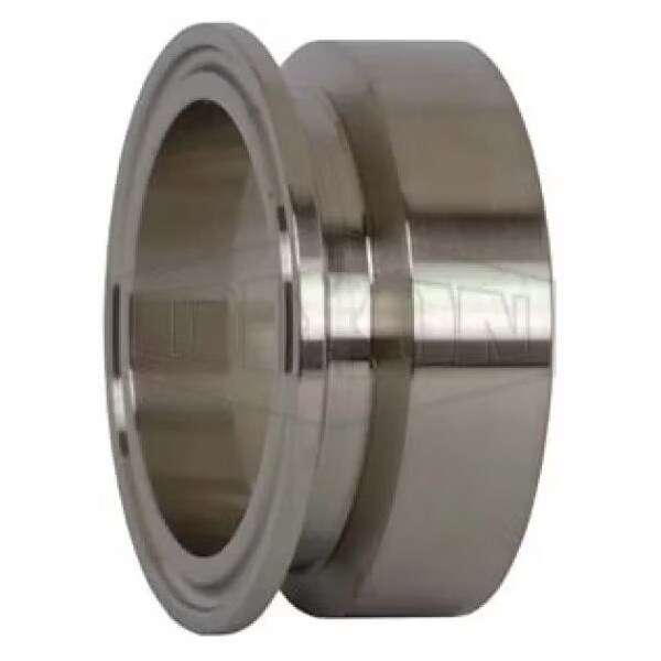 Clamp Adapter, 1-1/2 in, Clamp x SCH 10S Weld Adapter, 316L SS, Domestic