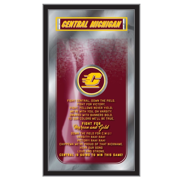 Central Michigan 26" x 15" Fight Song Mirror