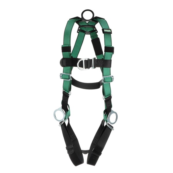 V-FORM Harness, M, 400 lb., Quick-Connect Chest/ Qwik-Fit Leg Straps, Back, Chest, Hips D-Ring