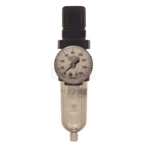 Norgren by  General Purpose Miniature Relieving Filter/Regulator with GC620 Gauge and Manual Drain