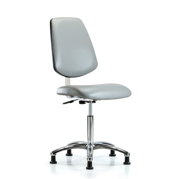 Clean Room Chair 22" to 29" Height, Vinyl, Dove