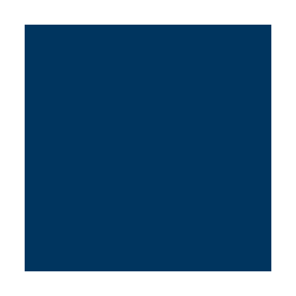 Square Picnic Table, Navy, In Ground Mount, 46 in