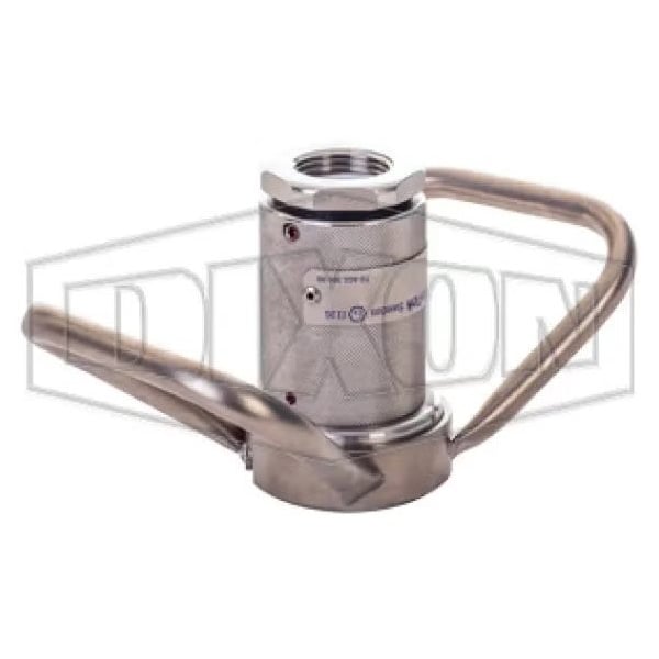Dry Disconnect Steam Coupler, Coupling, 3/4 in, Quick Disconnect Coupler x FNPT, 316 SSss Steel