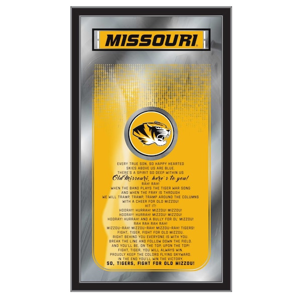 Missouri 26" x 15" Fight Song Mirror