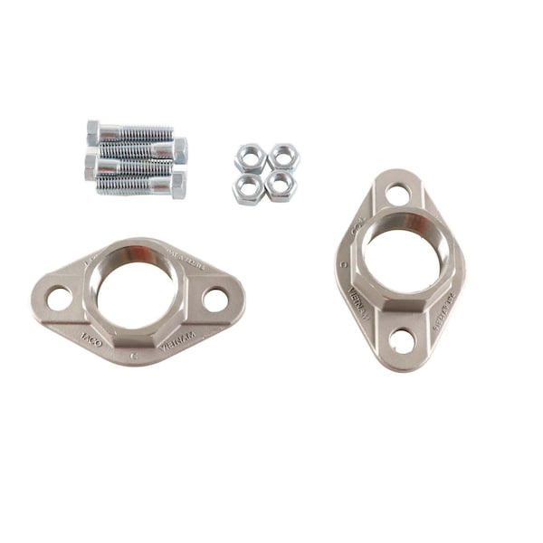 Freedom Flange Set, SS, 1-1/2"NPT