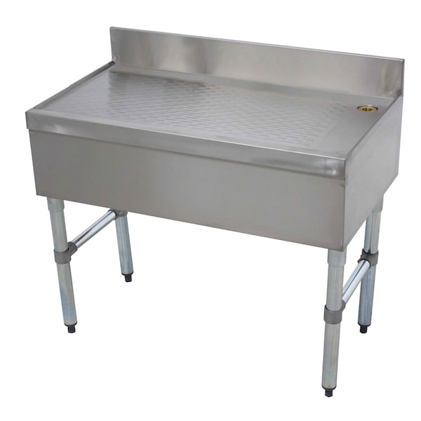 Special Value Underbar Drainboard free-standing 36 in.W x 21 in.D x 33 in.H