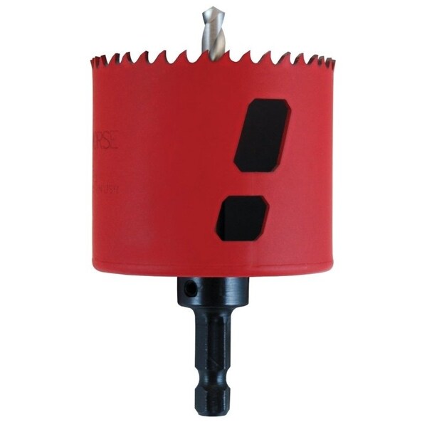 MORSE MHSA33C/TAC33 Hole Saw, 3/8 in Arbor, 1-15/16 in D Cutting, HSS Cutting Edge