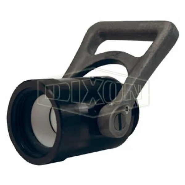 Forestry Grade Ball Shut-Off Nozzle, 1-1/2 in Inlet, Anodized Aluminum Body