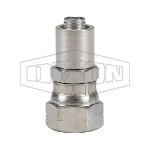 Hose-to-Tube Fitting with Crimp Collar, Adapter, Dash 12 x 3/4 in, Hose x Female SAE Swivel, Carbon