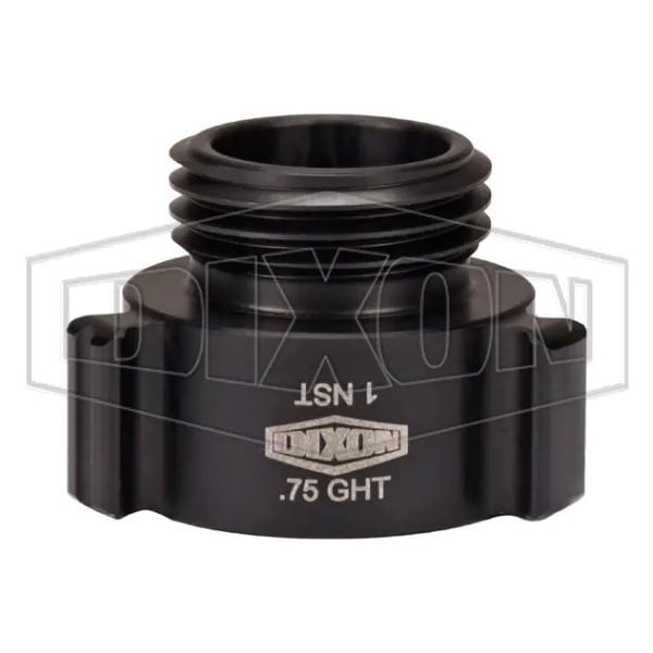 Style N37 Rocker Lug Hydrant Adapter, 3/4 x 1 in, Female Garden Hose Thread x MNST NH Connection,