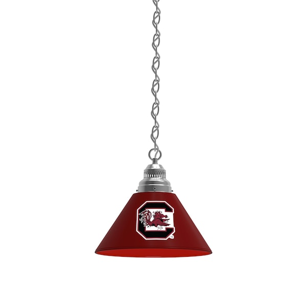 South Carolina Pendant Light, Chrome Fixture