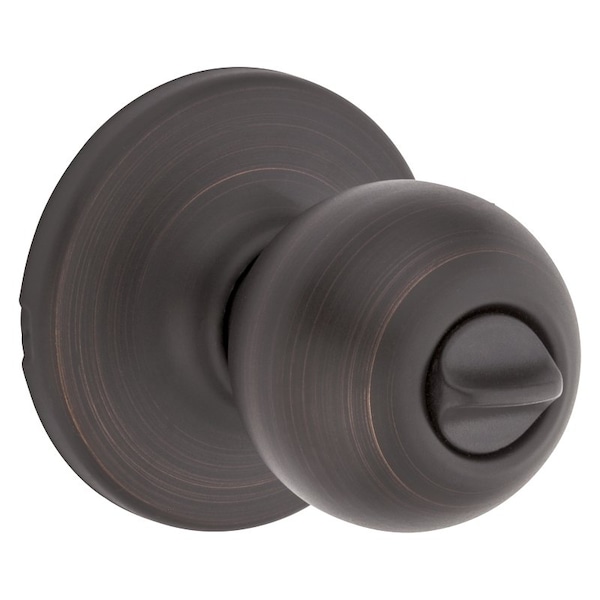 Privacy Door Knob, Knob Handle, Brass, Venetian Bronze, 238 to 234 in Backset