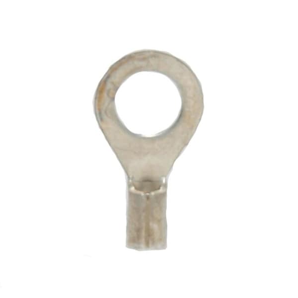 Ring Terminal, 14 AWG, 600 V, Bare Insulated, 1000 PK