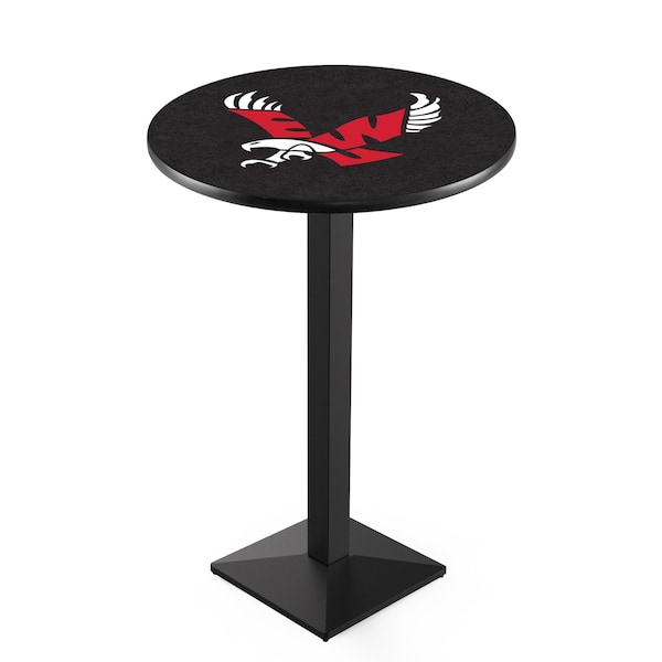 42" Blk Wrinkle Eastern Washington Pub Table, 36" dia. Top