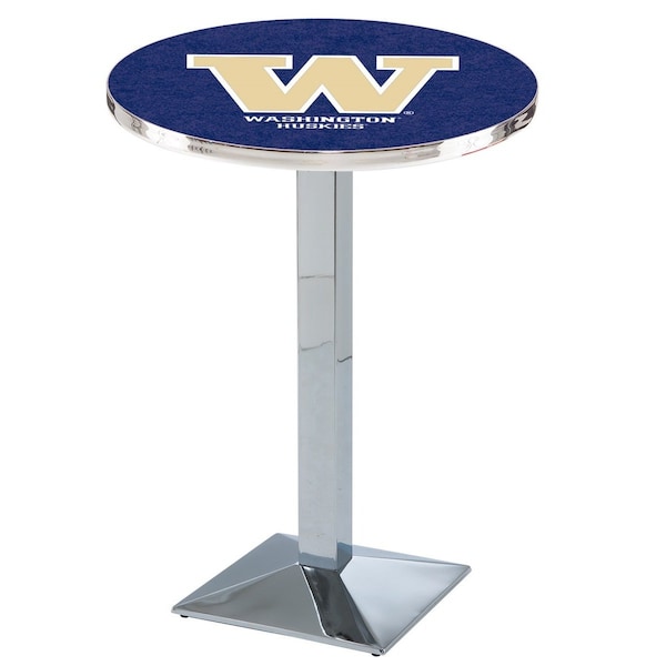 42" Chrome Washington Pub Table, 36" dia. Top