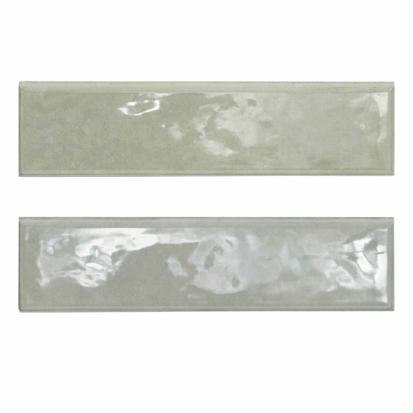 Renzo Jade  3" X 12" Glossy Ceramic  Bullnose Wall Tile, PK22
