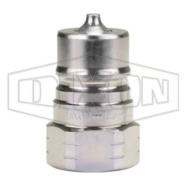 DQC K Interchange Female Plug, 3/4-14 Nominal, Female BSPP, Steel