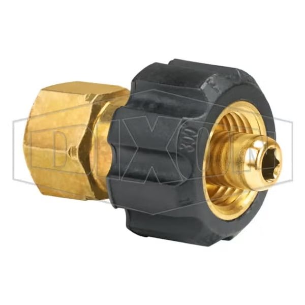 Quick Coupling, 3/8 in Nominal, FNPT x Female Swivel End Style, Domestic