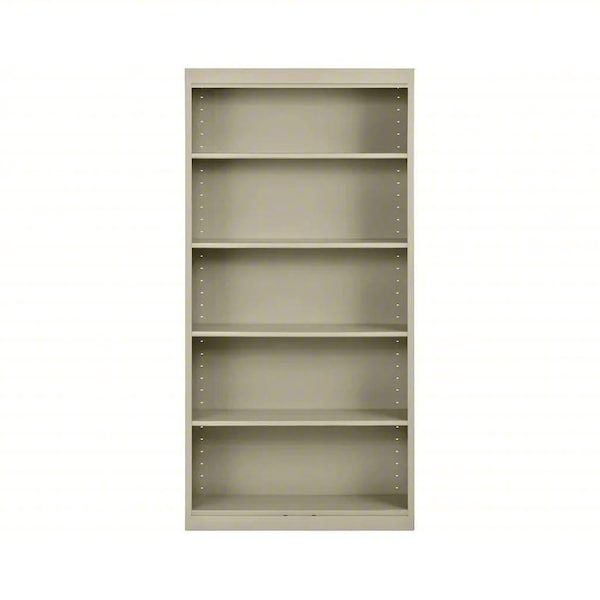 Bookcase, 72 in H, Putty