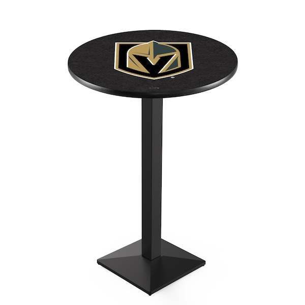 42" Blk Wrinkle Vegas Golden Knights Pub Table