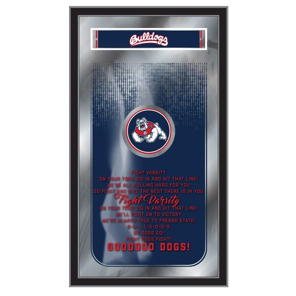 Fresno State University 26" x 15" Fight Song Mirror