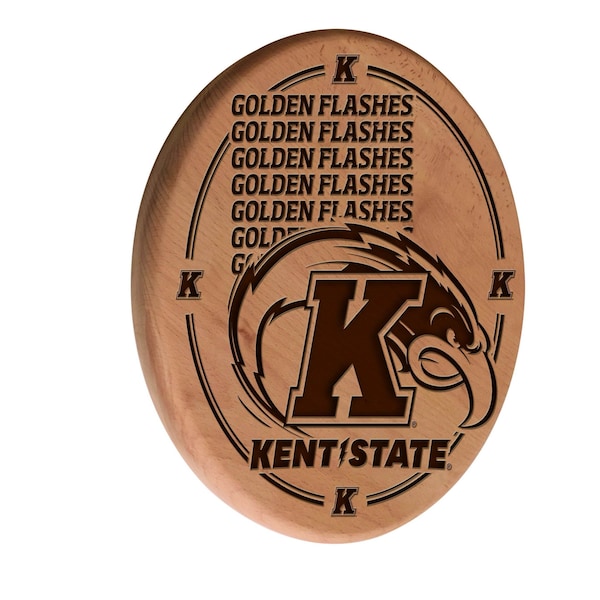 Kent State University 13" Laser Engraved Solid Wood Sign