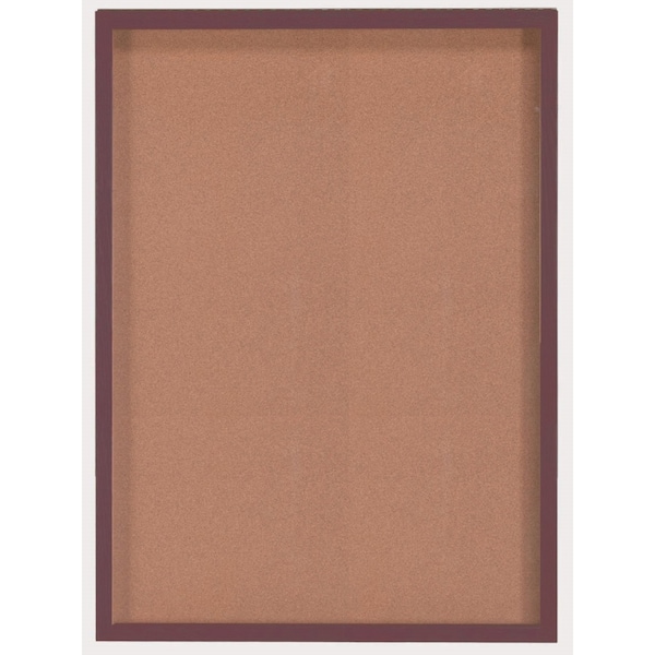 Souvenir and Memorabilia Display Case Walnut 36"x48"