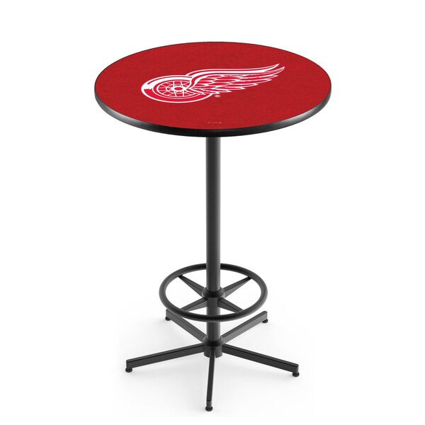 42" Black Detroit Red Wings Pub Table