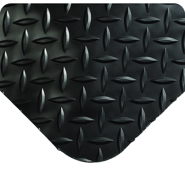 Antifatigue Mat, 10 ft. L x 3 ft. W, Black