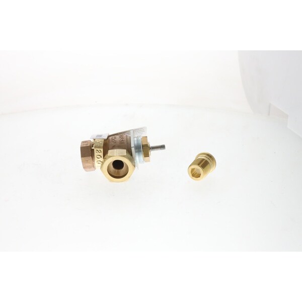 N/O Angle Valve, 2-Way, 20 Degrees to 281 Degrees F, 1/2" NPT Inlet Size