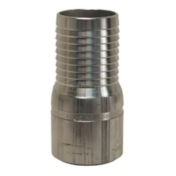 King Combination Nipple, 3/4 in, Beveled, 316 SSss Steel
