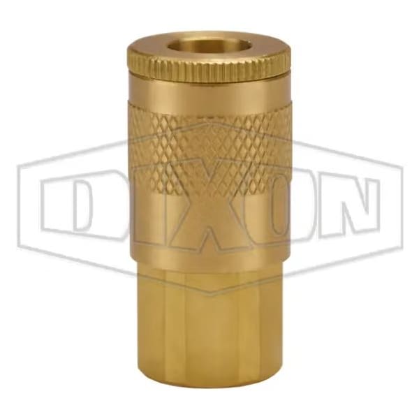 Tru-Flate Air Chief Automotive Female Quick Connect Coupler, 3/8-18 Nominal, Quick Connect Coupler x