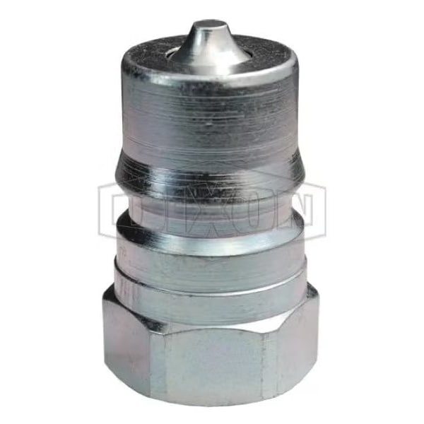 1/2 ISO-B PLUG, 1/2 F-NPTF STEEL, FKM,