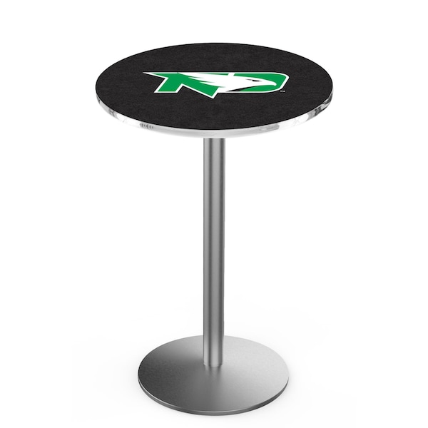42" Stainless Steel North Dakota Pub Table, 36" dia. Top