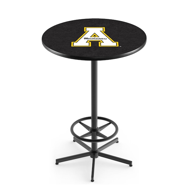 42" Black Appalachian State Pub Table