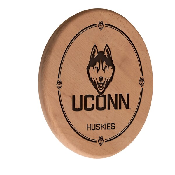 University of Connecticut 13" Laser Engraved Solid Wood Sign